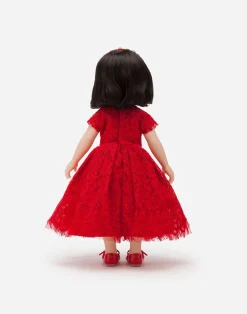 Doll with lace dress