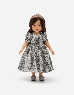 Doll with sequined dress