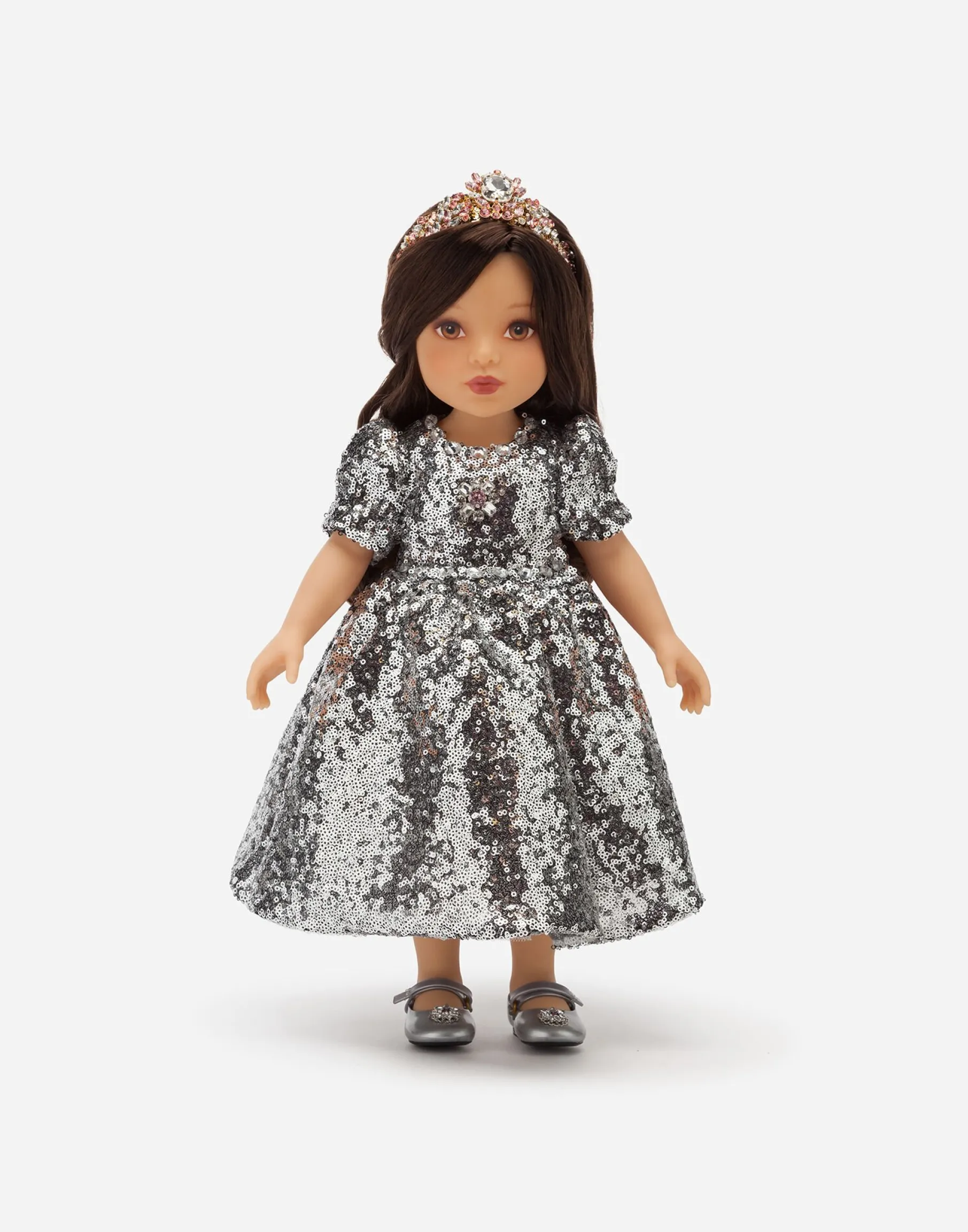 Doll with sequined dress