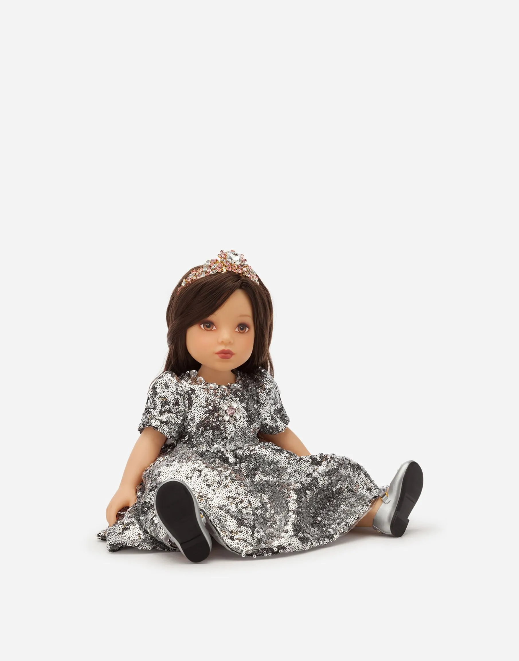 Doll with sequined dress