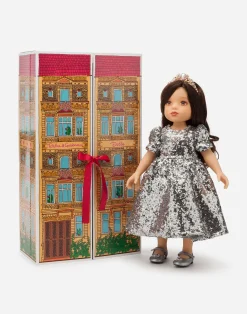 Doll with sequined dress