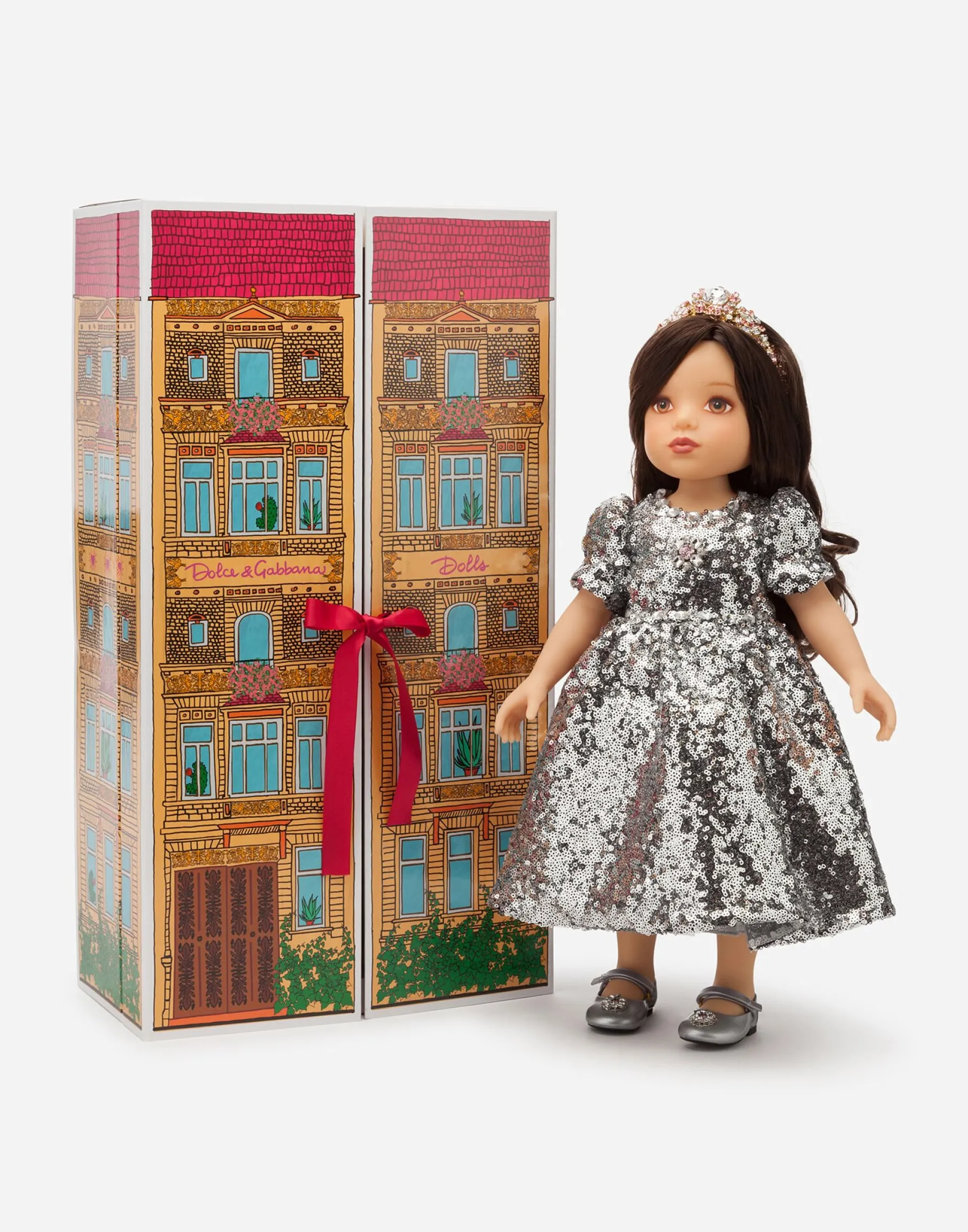 Doll with sequined dress