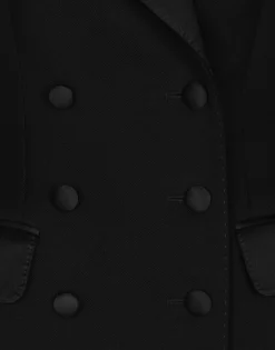 Double-breasted Dolce tuxedo jacket in double stretch wool