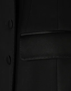 Double-breasted Dolce tuxedo jacket in double stretch wool