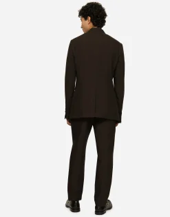Double-breasted linen Taormina jacket