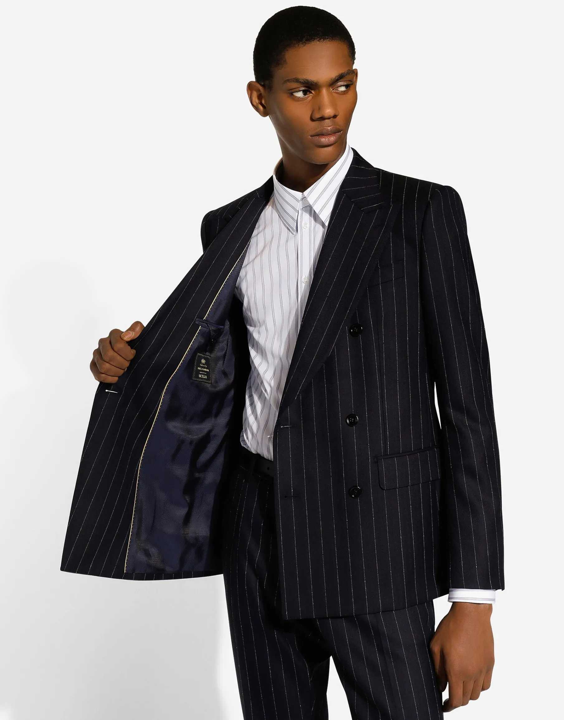 Double-breasted Sicilia-fit suit
