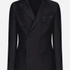 Double-breasted Taormina-fit denim jacket