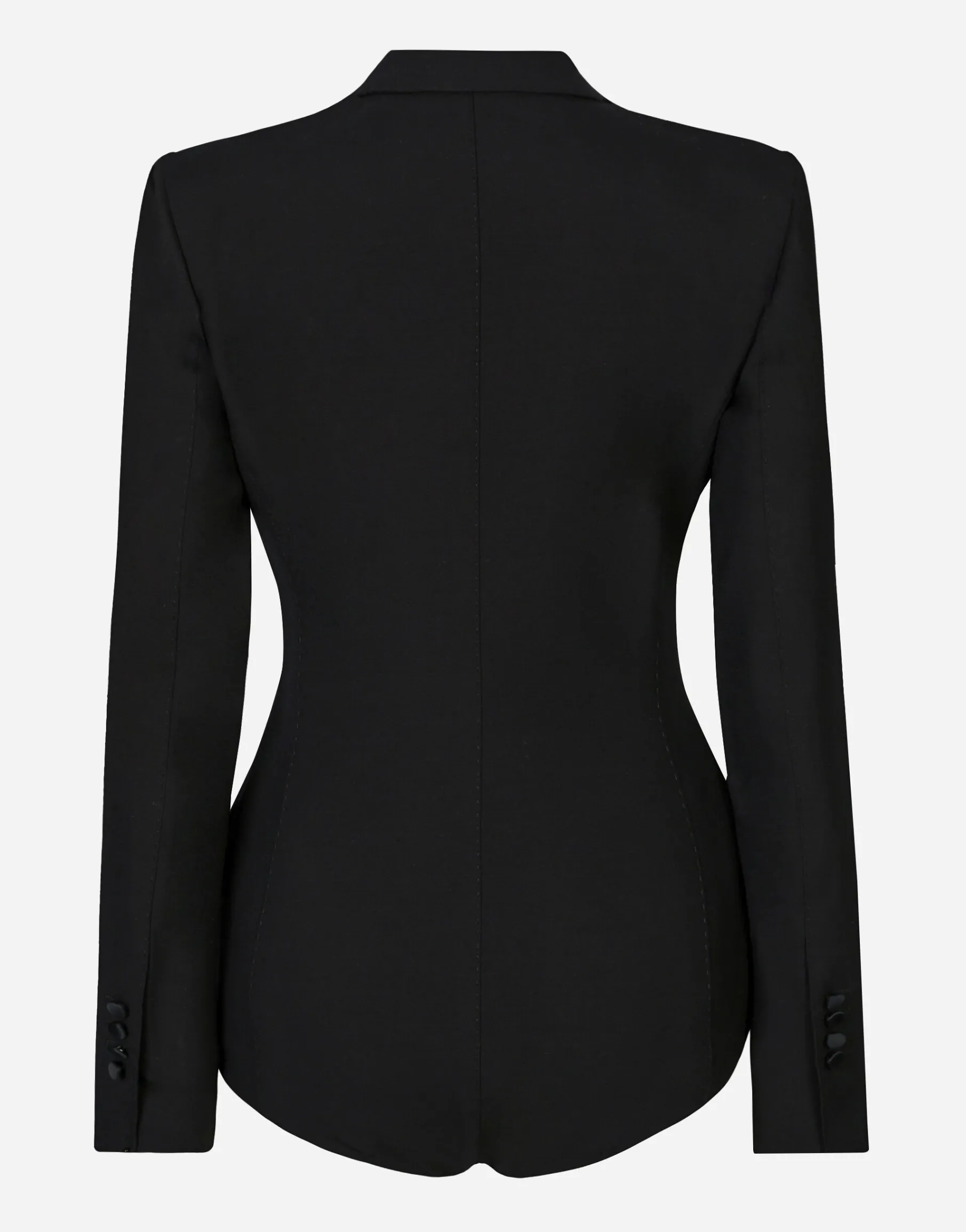 Double-breasted tuxedo jacket bodysuit