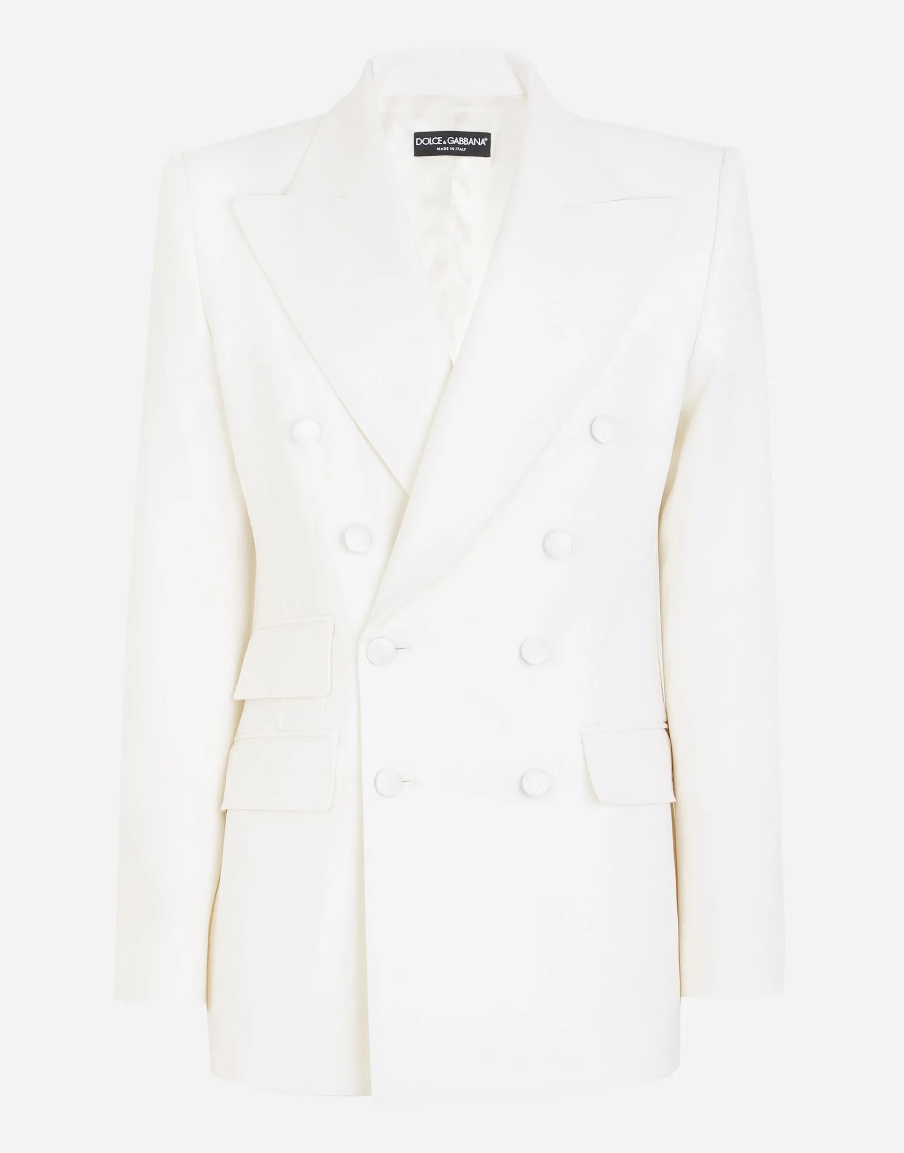 Double-breasted virgin wool jacket