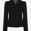 Double-breasted virgin wool jacket