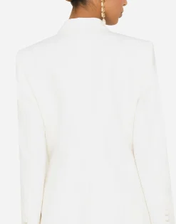 Double-breasted virgin wool jacket