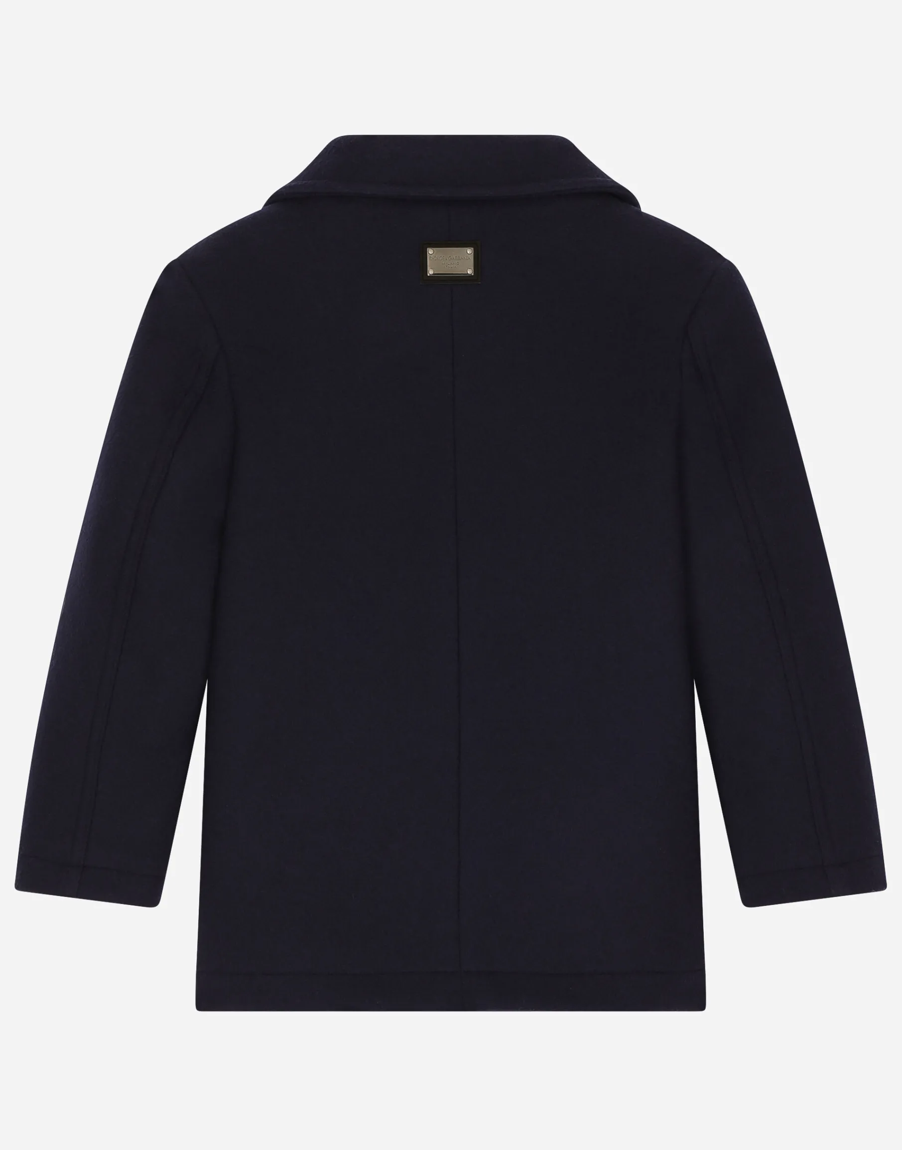 Double-breasted wool coat