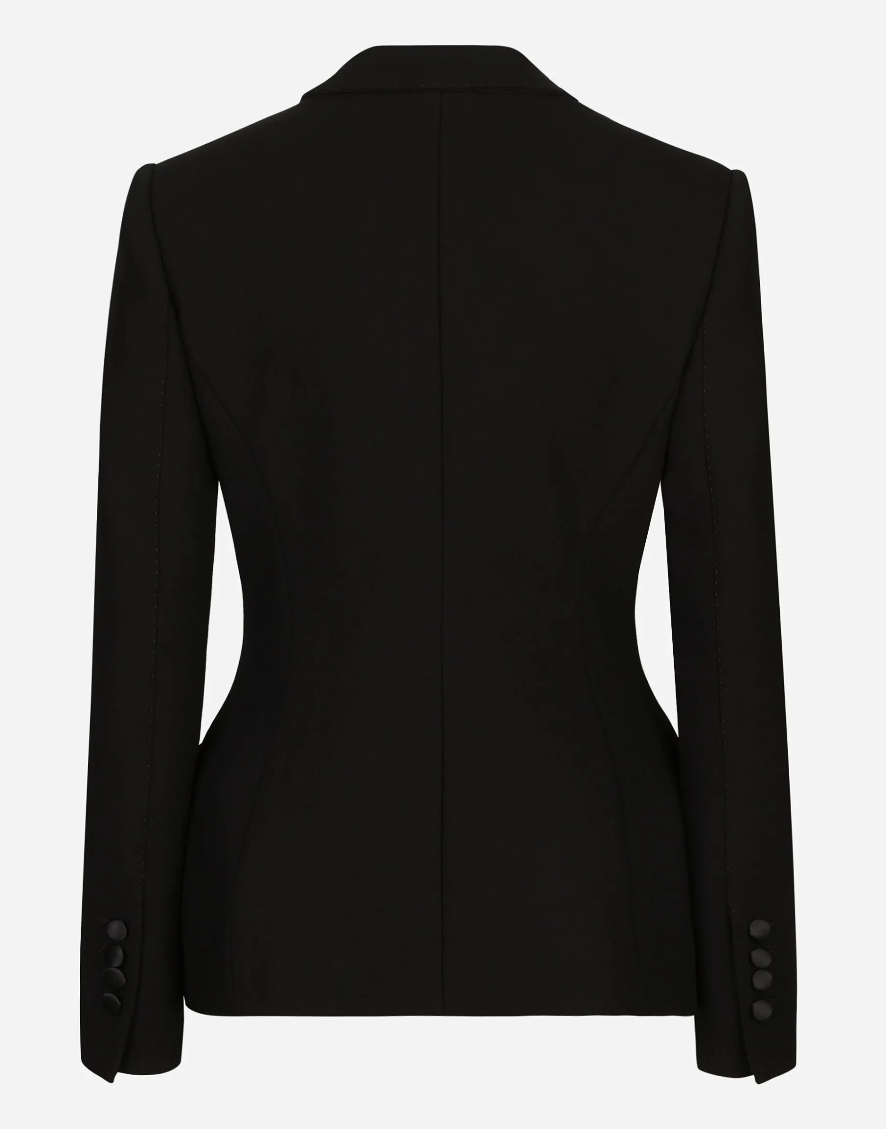 Double-breasted wool Dolce jacket with padded sides