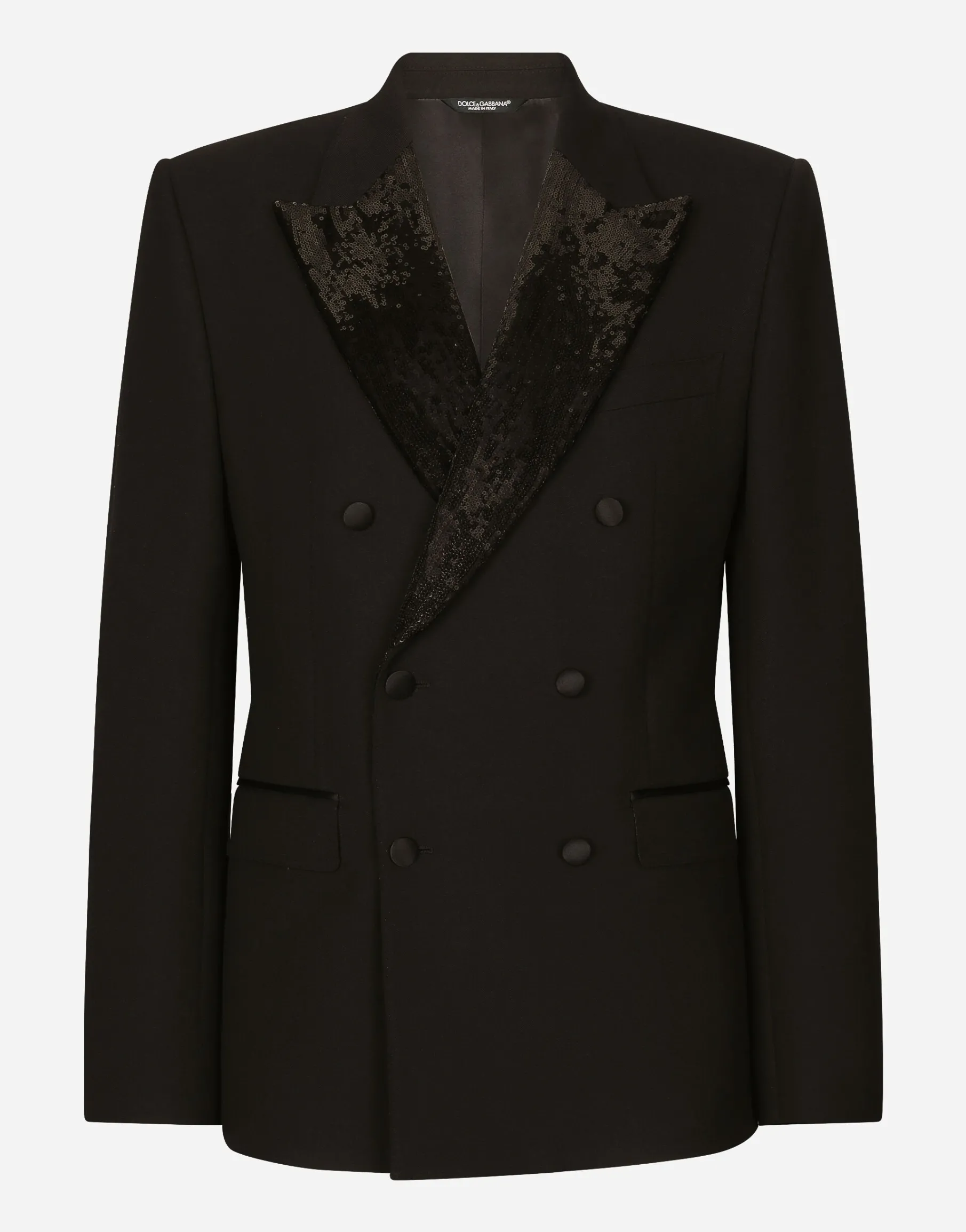 Double-breasted wool Sicilia-fit tuxedo jacket