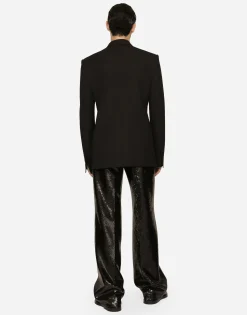Double-breasted wool Sicilia-fit tuxedo jacket