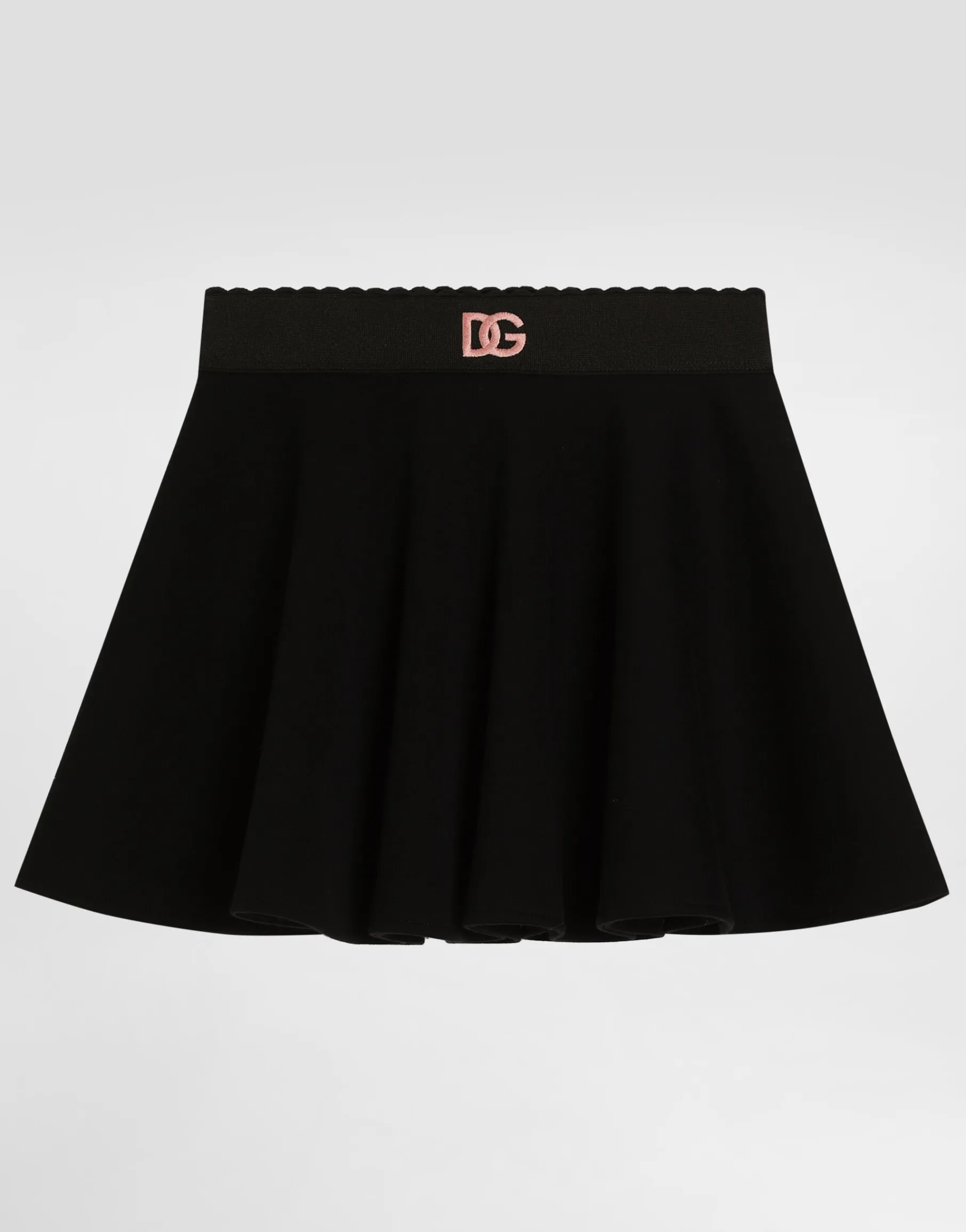 Double-face jersey skirt with DG logo