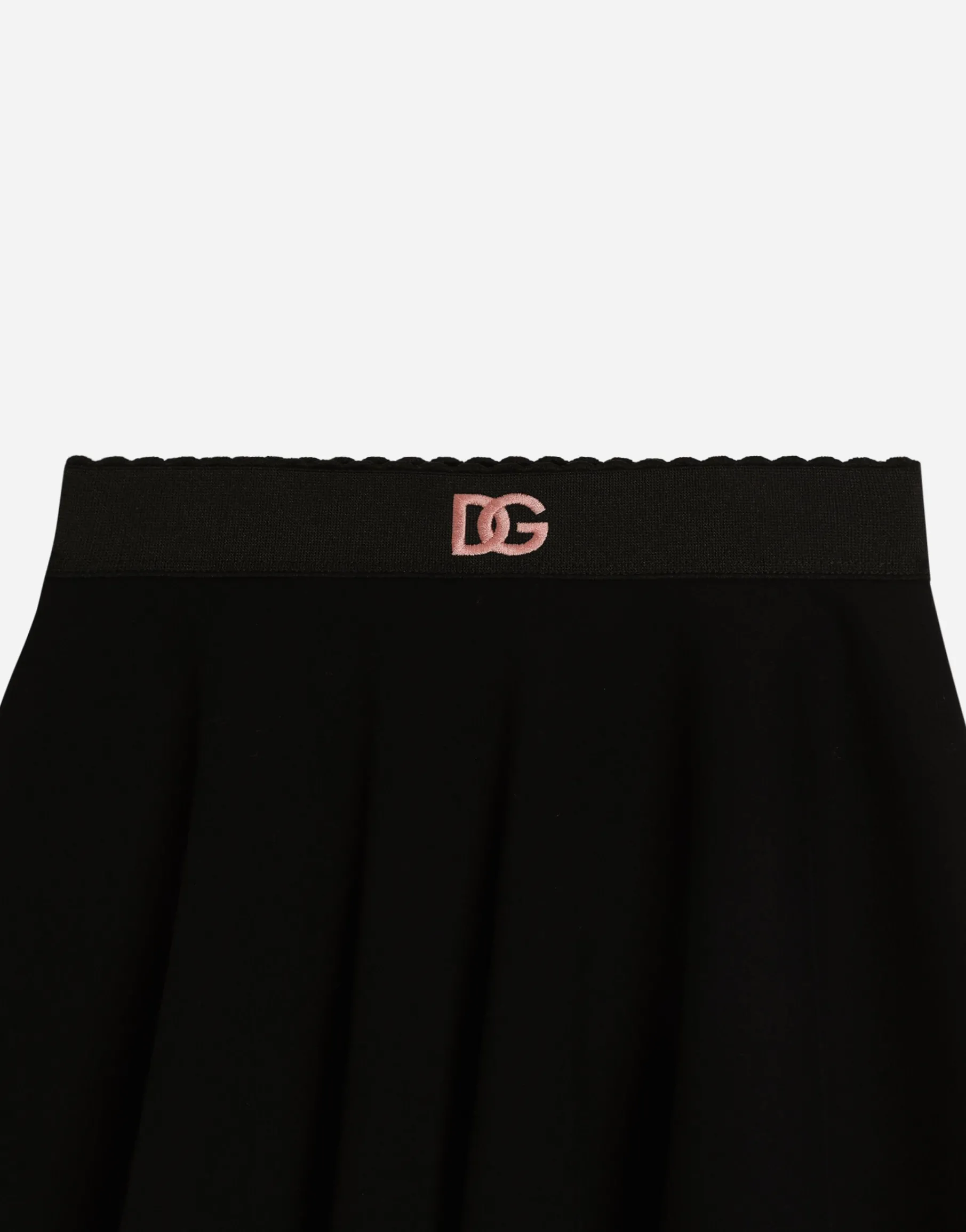 Double-face jersey skirt with DG logo