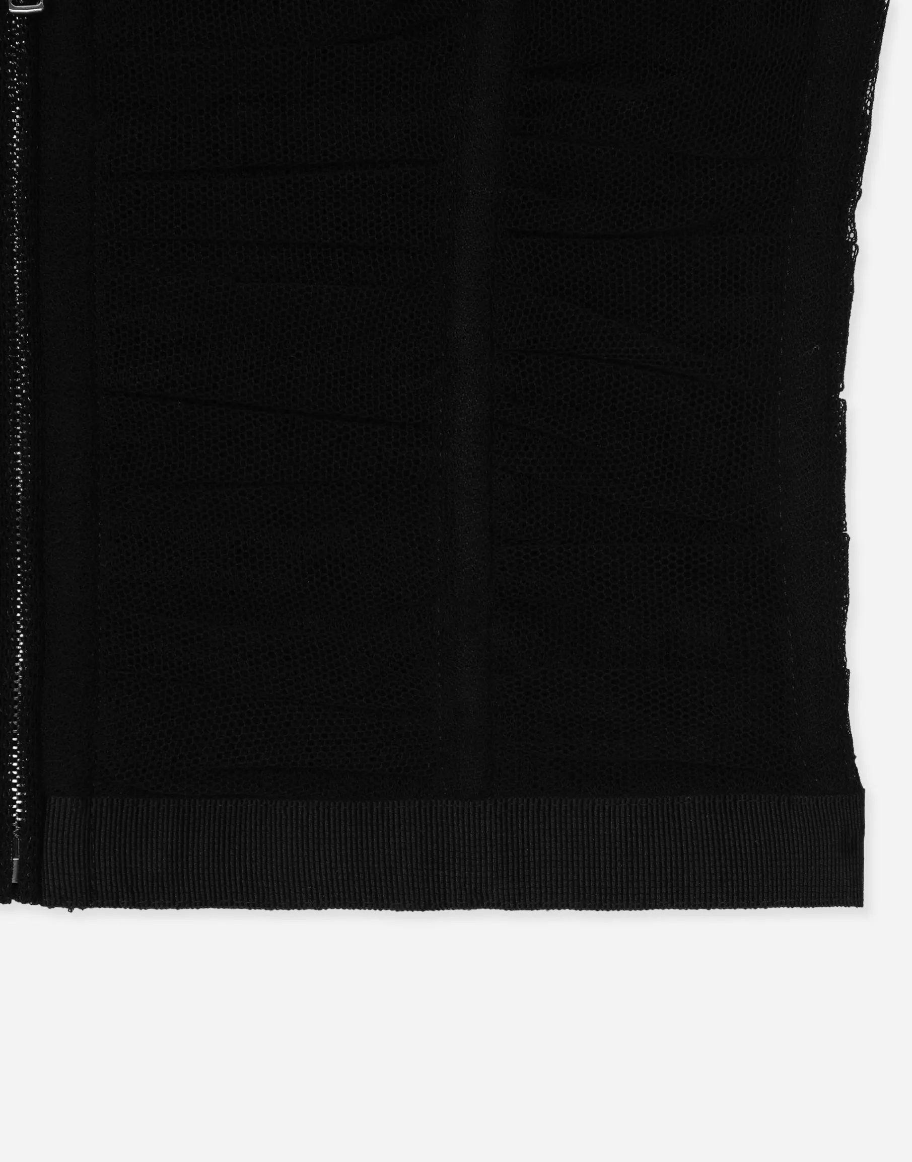 Draped tulle corset