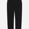 Drill jogging pants with branded tag