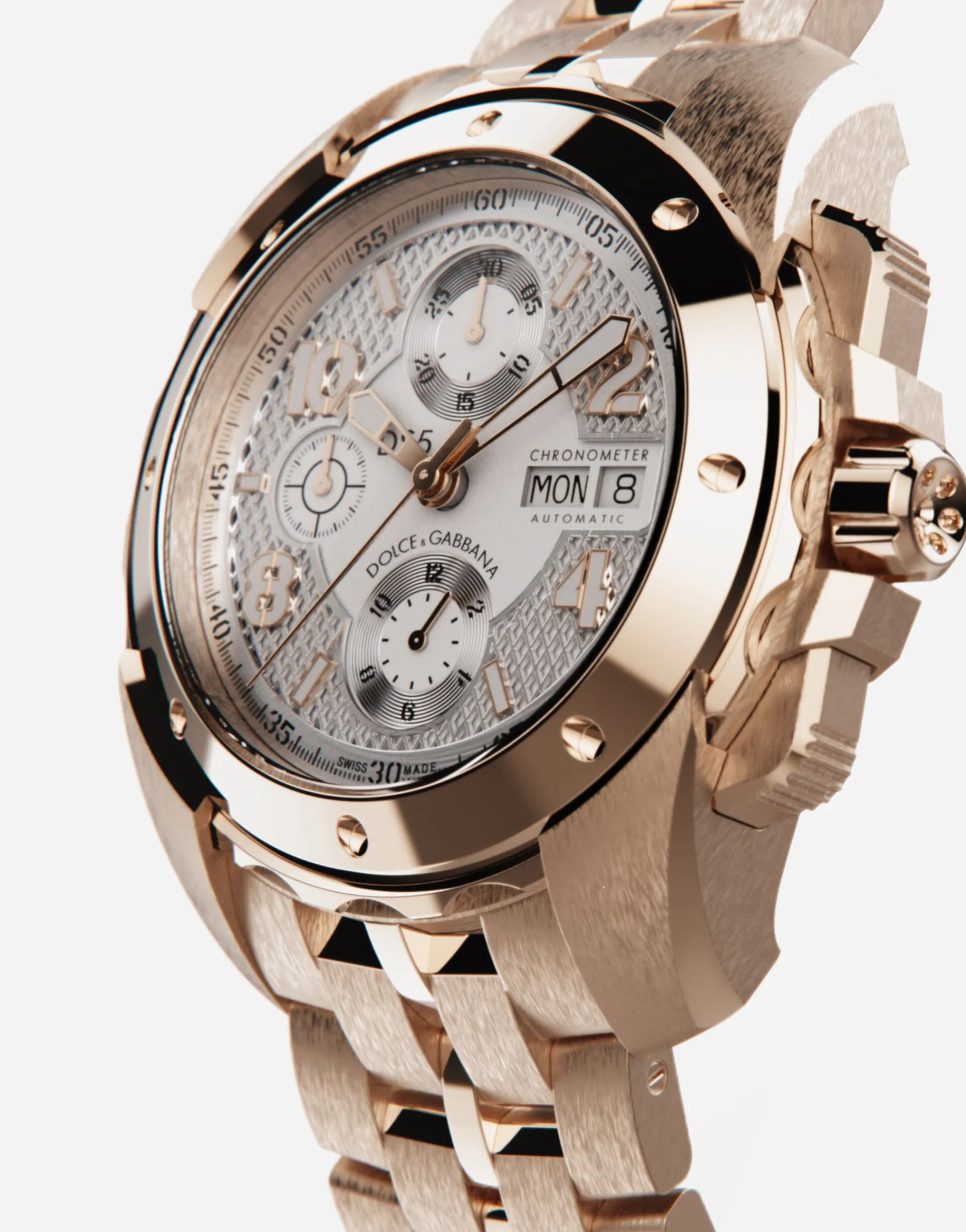 DS5 watch in red gold