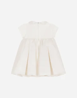 Duchesse and jersey midi dress