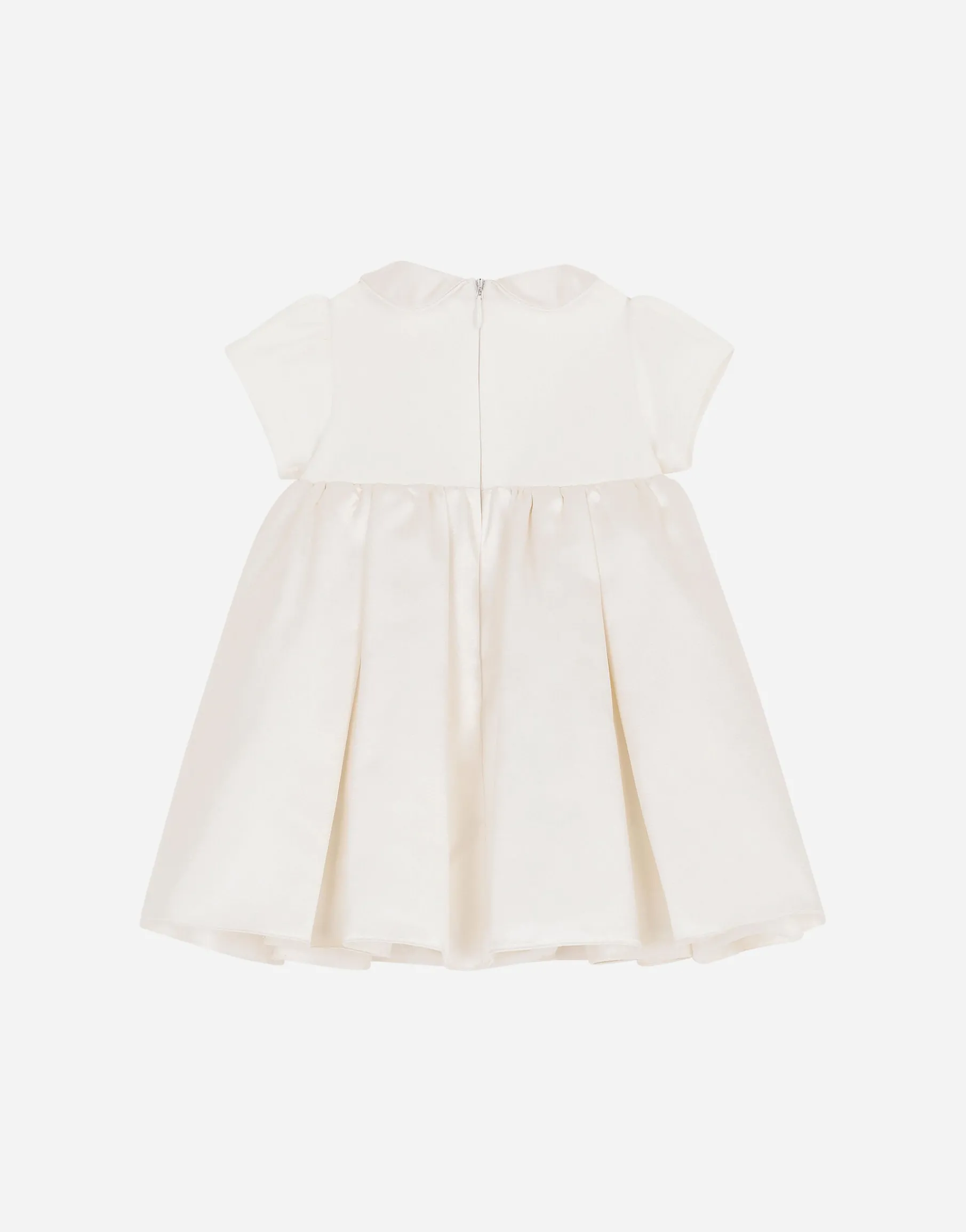 Duchesse and jersey midi dress