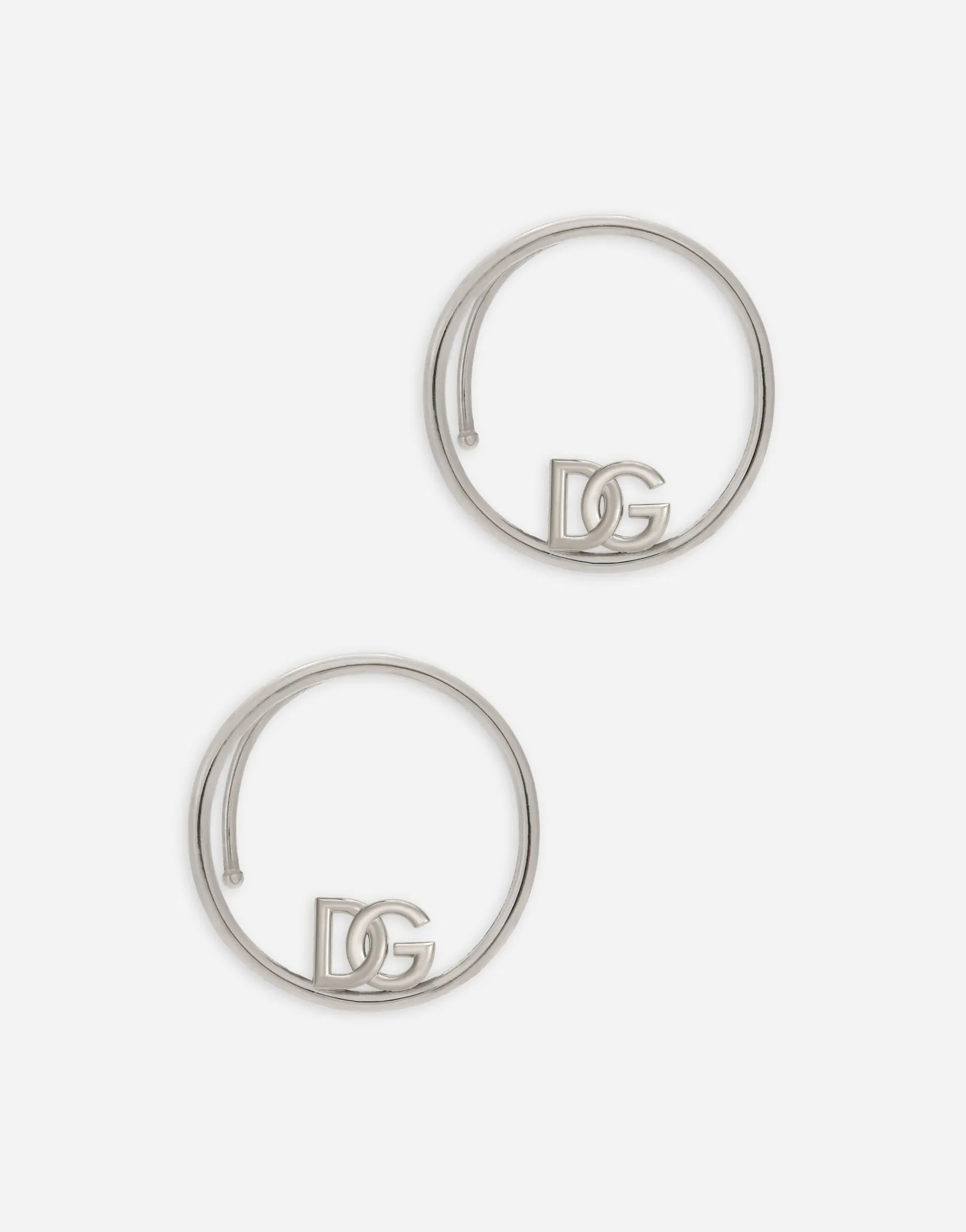 Ear cuff earrings with DG logo