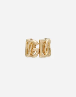 Ear cuff earrings with DG logo