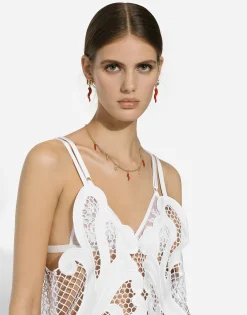 Earrings with DG logo and horn