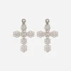 Easy Diamond earrings in white gold 18kt and diamonds pavé
