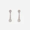 Easy Diamond earrings in white gold 18kt and diamonds pavé