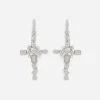 Easy Diamond pendant in white gold 18kt and diamonds pavè