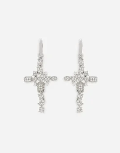 Easy Diamond pendant in white gold 18kt and diamonds pavè