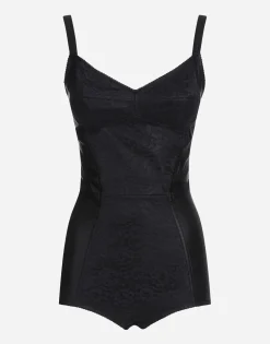 Elasticated corset-style bodysuit