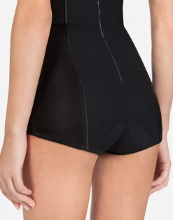 Elasticated corset-style bodysuit