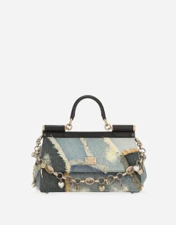 Elongated medium Sicily handbag