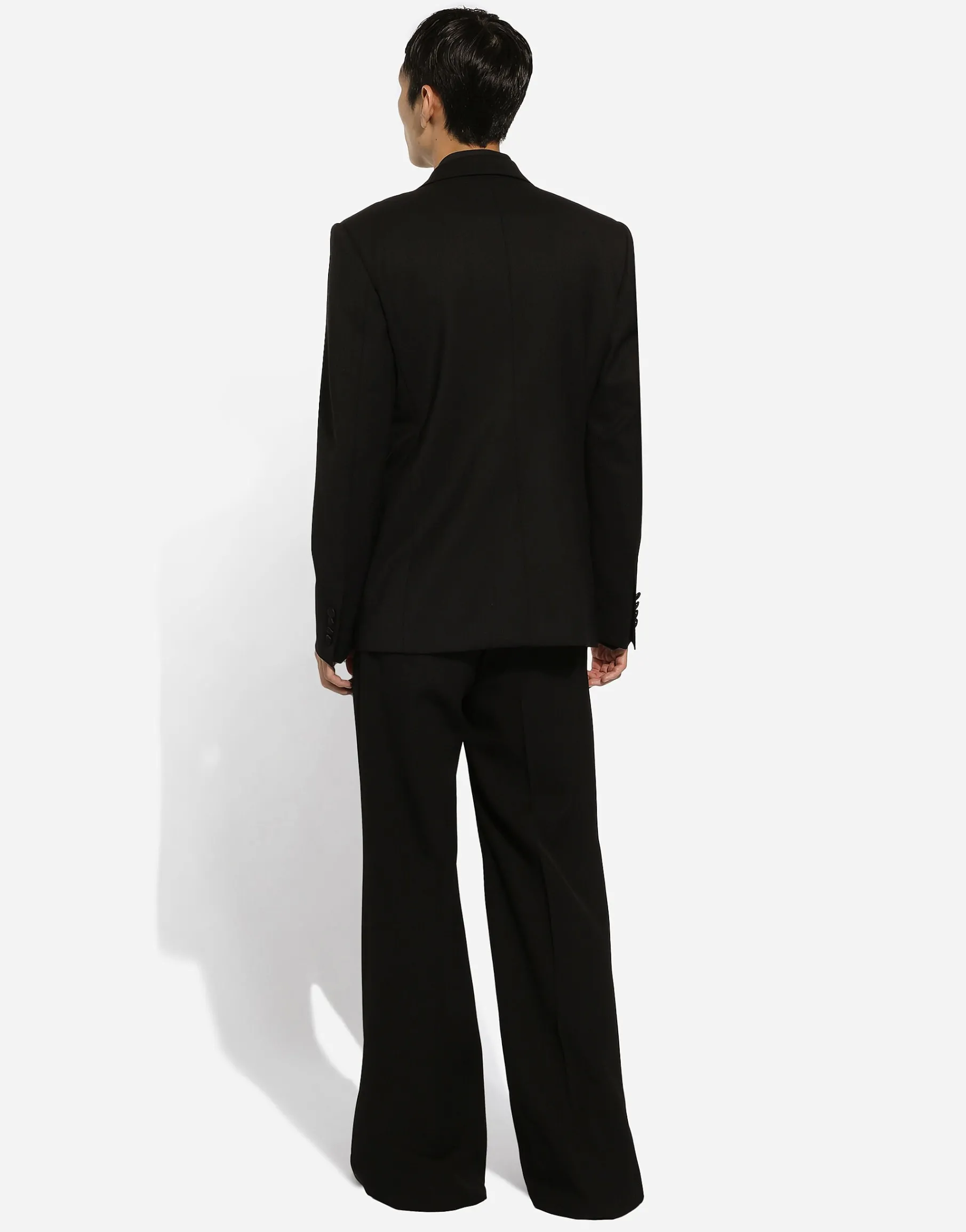 Embroidered single-breasted Sicilia-fit jacket