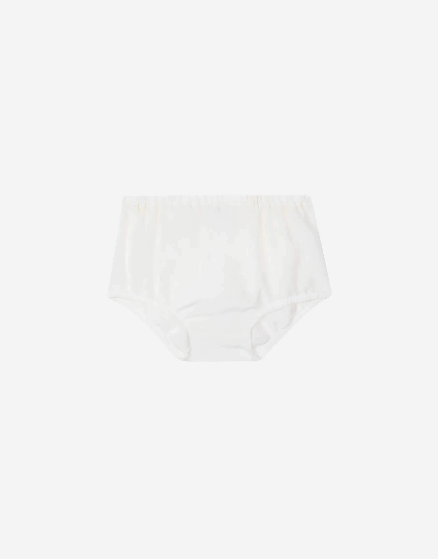 Empire-line silk mikado christening dress with short sleeves