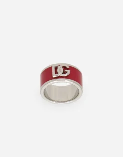 Enameled DG logo ring