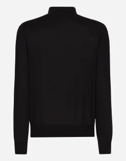 Extra-fine cashmere polo-shirt