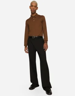 Extra-fine cashmere polo-shirt