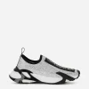 Fast sneakers with fusible rhinestones