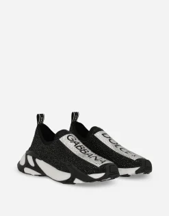 Fast sneakers with fusible rhinestones