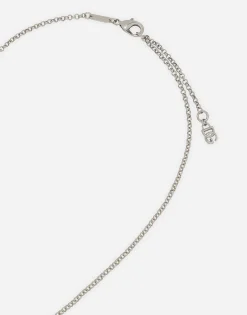 Fine link necklace with DG logo