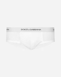 Fine-rib cotton Brando briefs