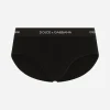 Fine-rib cotton Brando briefs