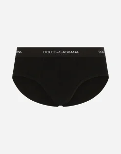 Fine-rib cotton Brando briefs