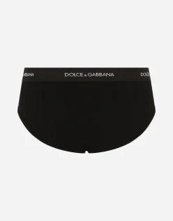 Fine-rib cotton Brando briefs
