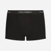 Fine-rib regular cotton boxers