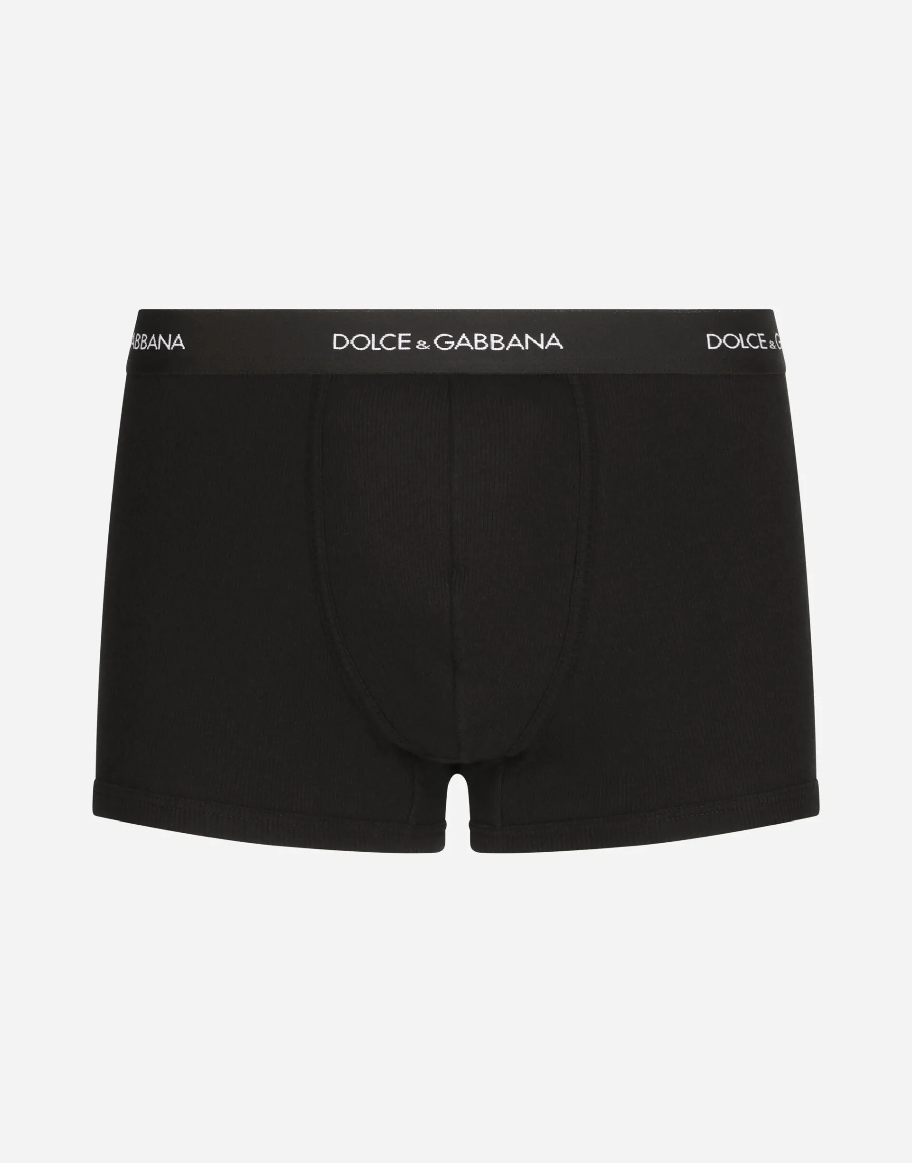 Fine-rib regular cotton boxers
